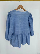 Blouse en coton Bleu - Liltaylor