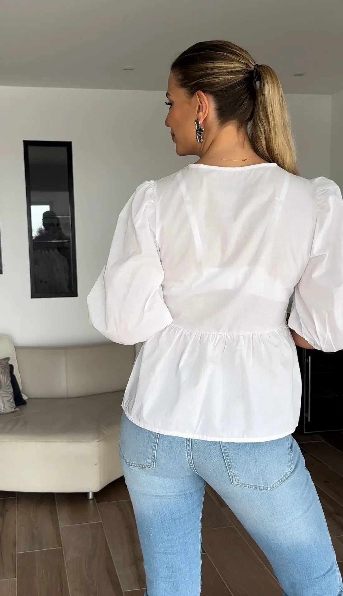 Blouse en coton blanche - Liltaylor