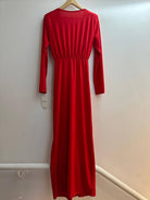 Robe longue Rouge - Élégance et confort en taille unique - Liltaylor