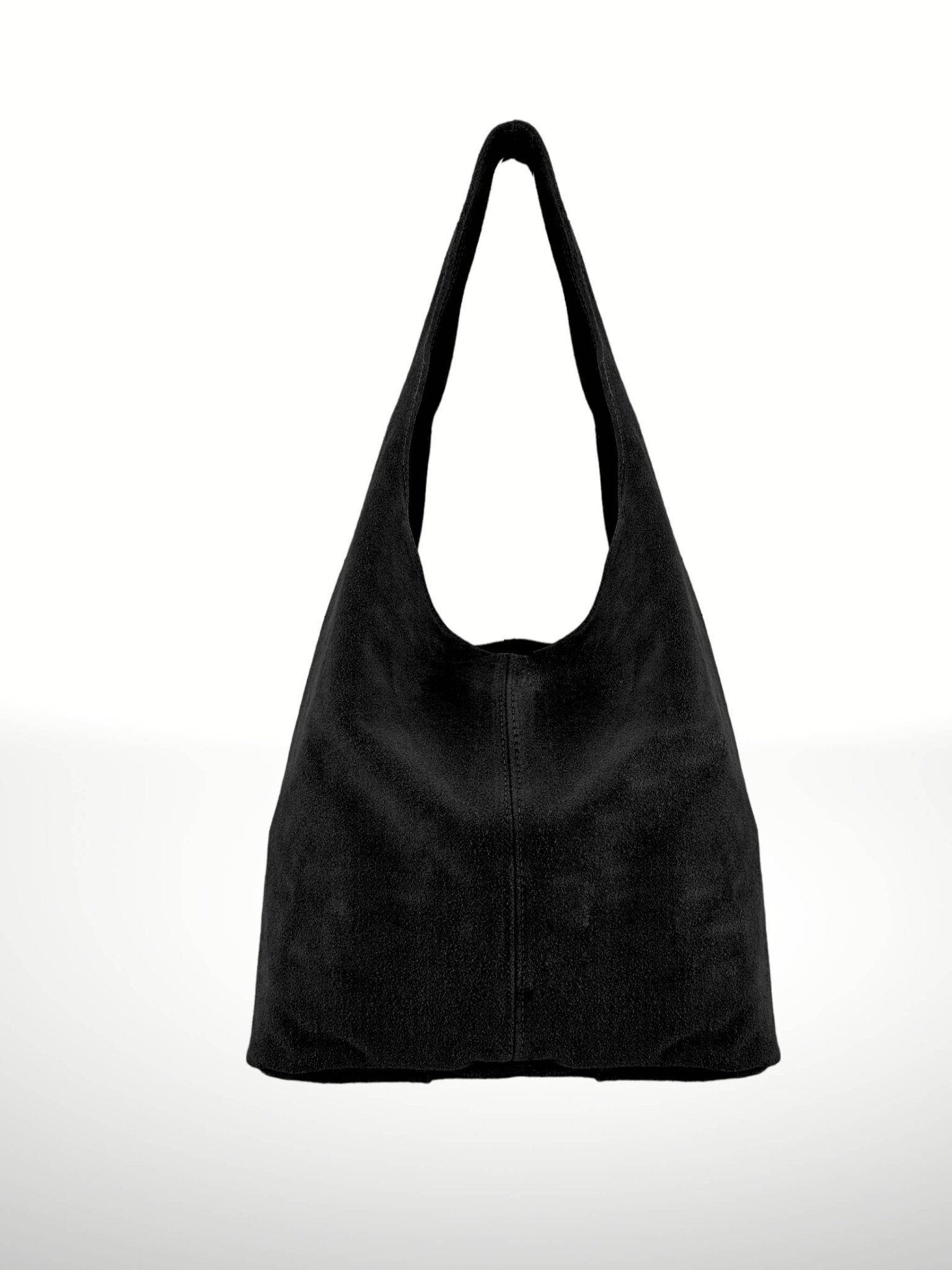 Sac en cuir suédé Silvia Noir - Liltaylor