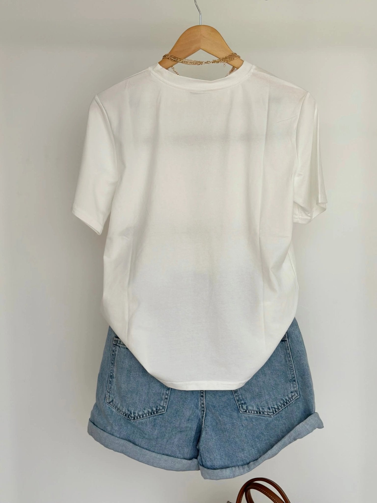 T - SHIRT BASIC EN COTON: BLANC - Liltaylor